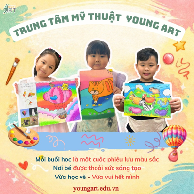 tai-trung-tam-my-thuat-young-art-moi-buc-tranh-la-mot-cau-chuyen-nho-day-sang-tao-cua-cac-ban-nho